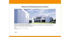 Desktop Screenshot of portal.weishaupt-ag.ch